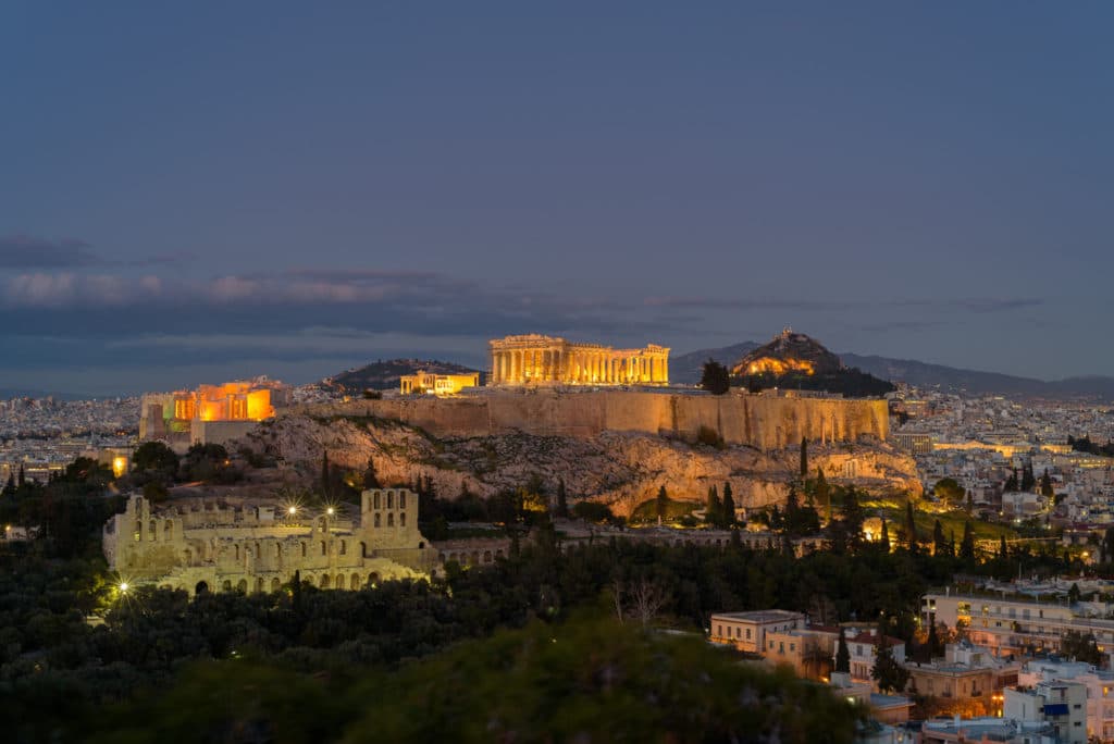 Athens at Night Small-Group Walking Tour with Dinner - 9