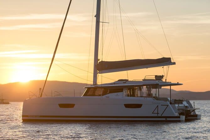 Semi-Private Brand-New Catamaran Cruise in Mykonos with Meal, Drinks & Transport - 2