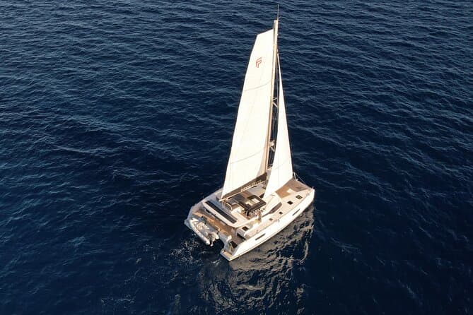 Semi-Private Brand-New Catamaran Cruise in Mykonos with Meal, Drinks & Transport - 4