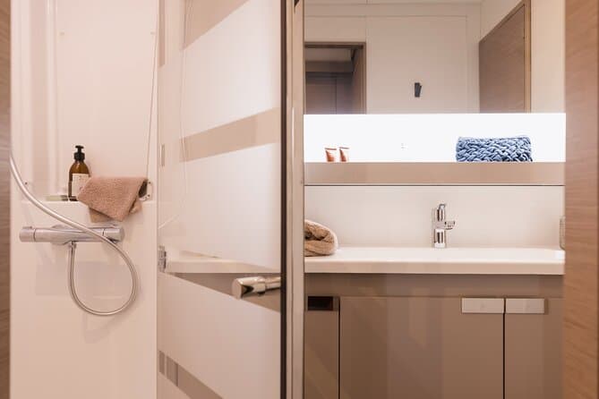 Semi-Private Brand-New Catamaran Cruise in Mykonos with Meal, Drinks & Transport - 7
