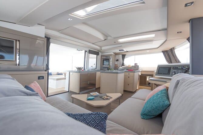 Semi-Private Brand-New Catamaran Cruise in Mykonos with Meal, Drinks & Transport - 9